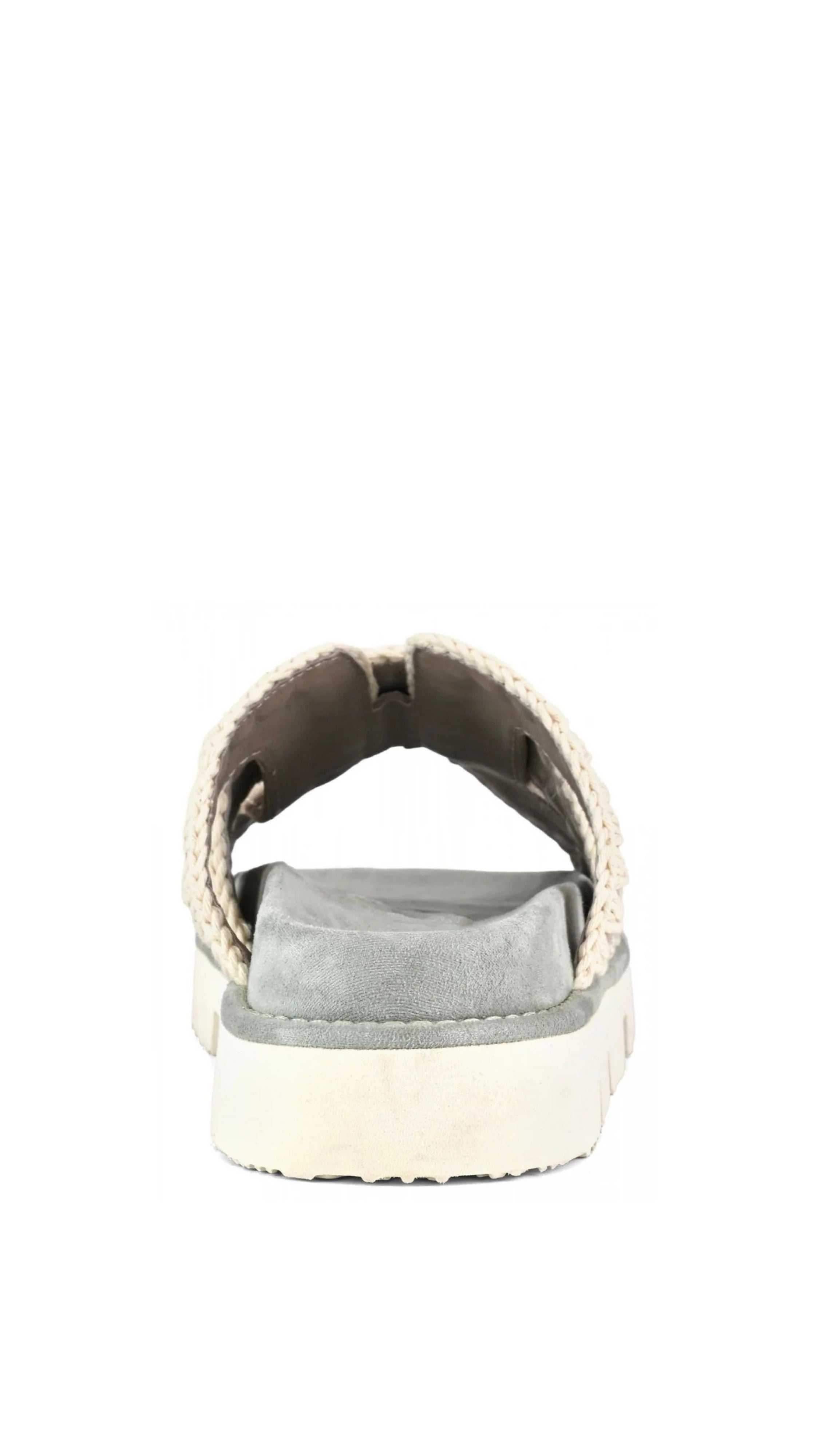SANDAL BICOLOR METAL LOGO