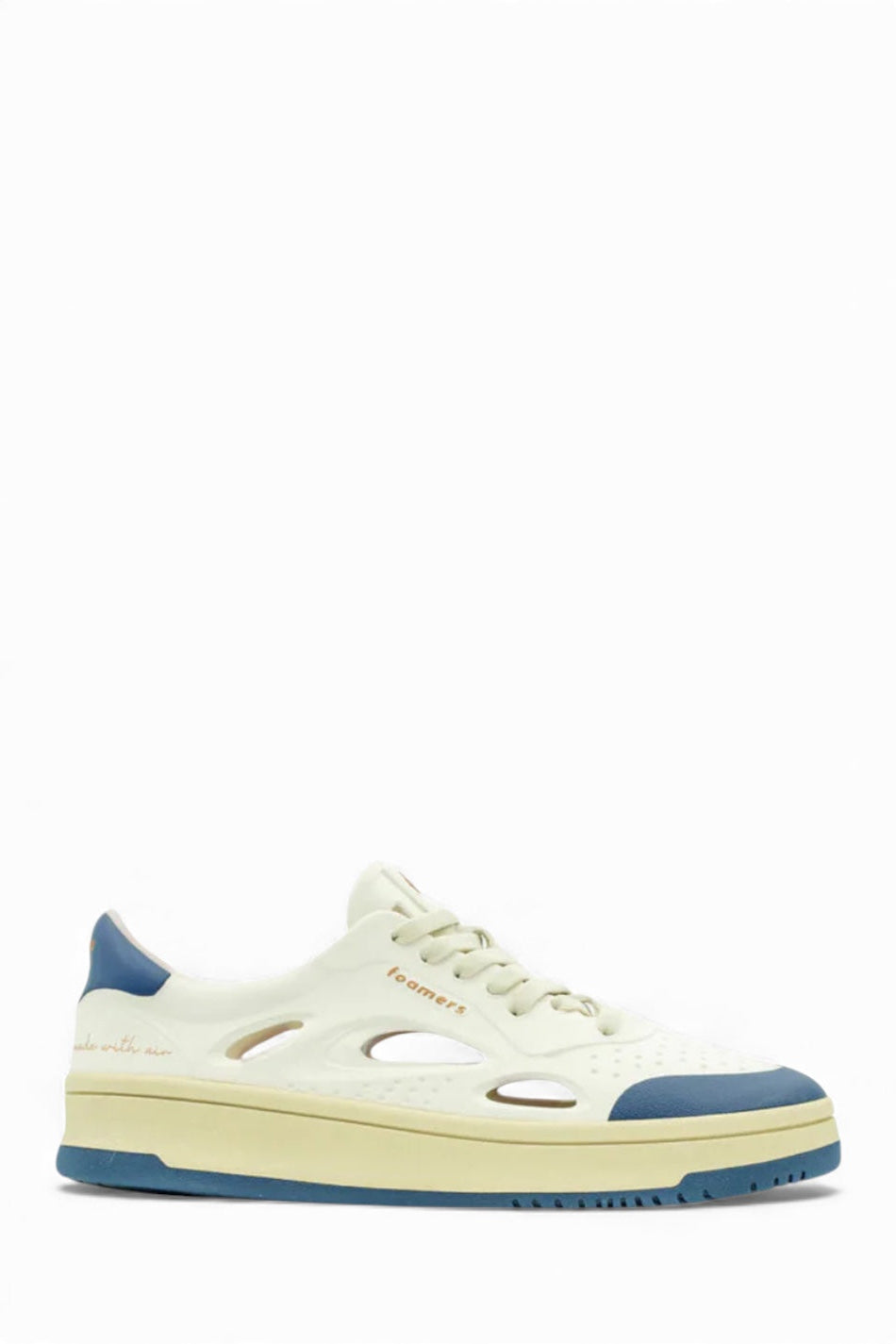 ⚤ FOAMERS SNEAKERS ICON WHITE-NAVY