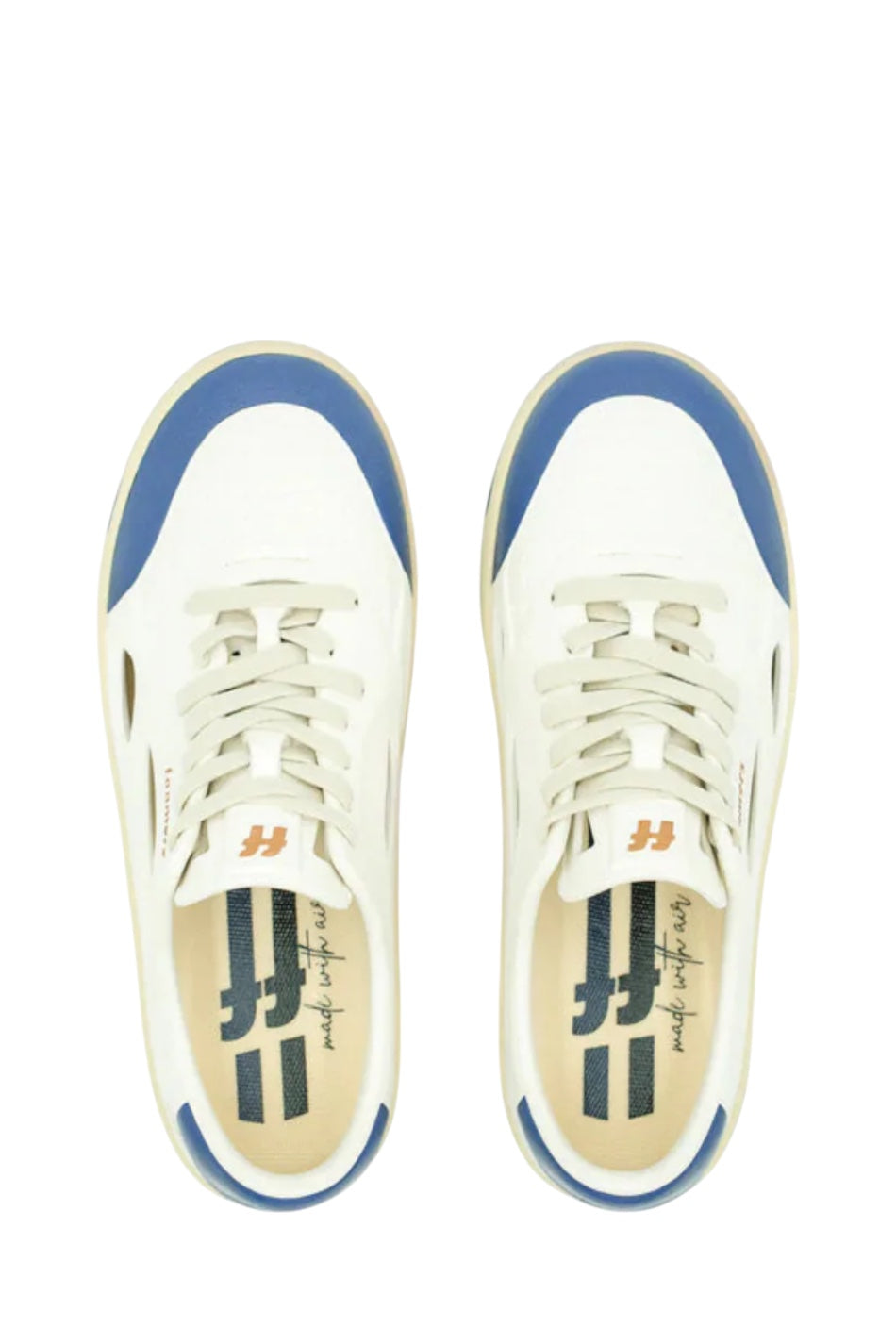 ⚤ FOAMERS SNEAKERS ICON WHITE-NAVY