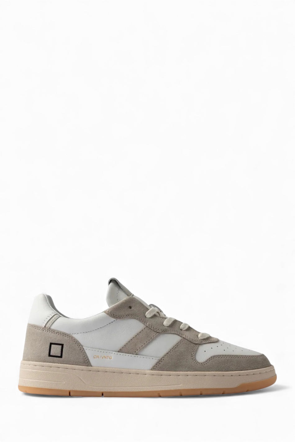 D.A.T.E. COURT 2.0 VINTAGE CALF WHITE-BEIGE
