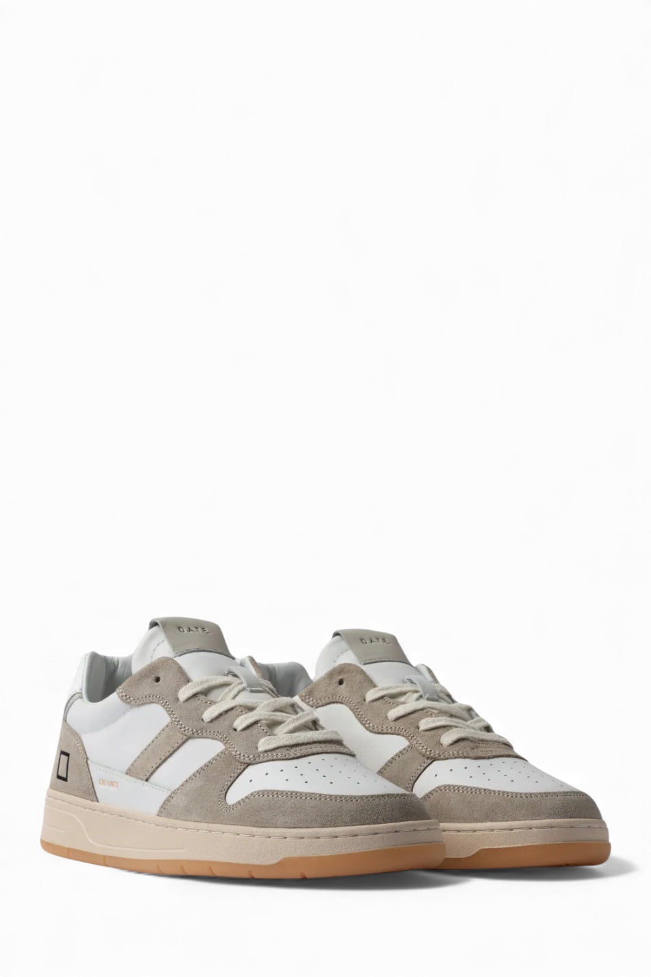 D.A.T.E. COURT 2.0 VINTAGE CALF WHITE-BEIGE