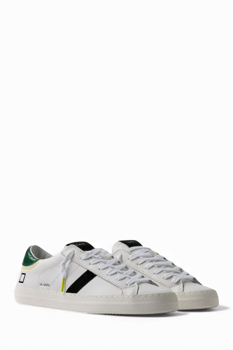 D.A.T.E. HILL LOW VINTAGE CALF WHITE-GREEN