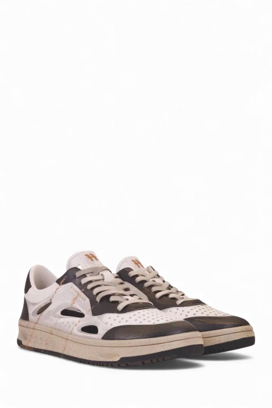 ⚤ FOAMERS SNEAKERS ICON WHITE BLACK