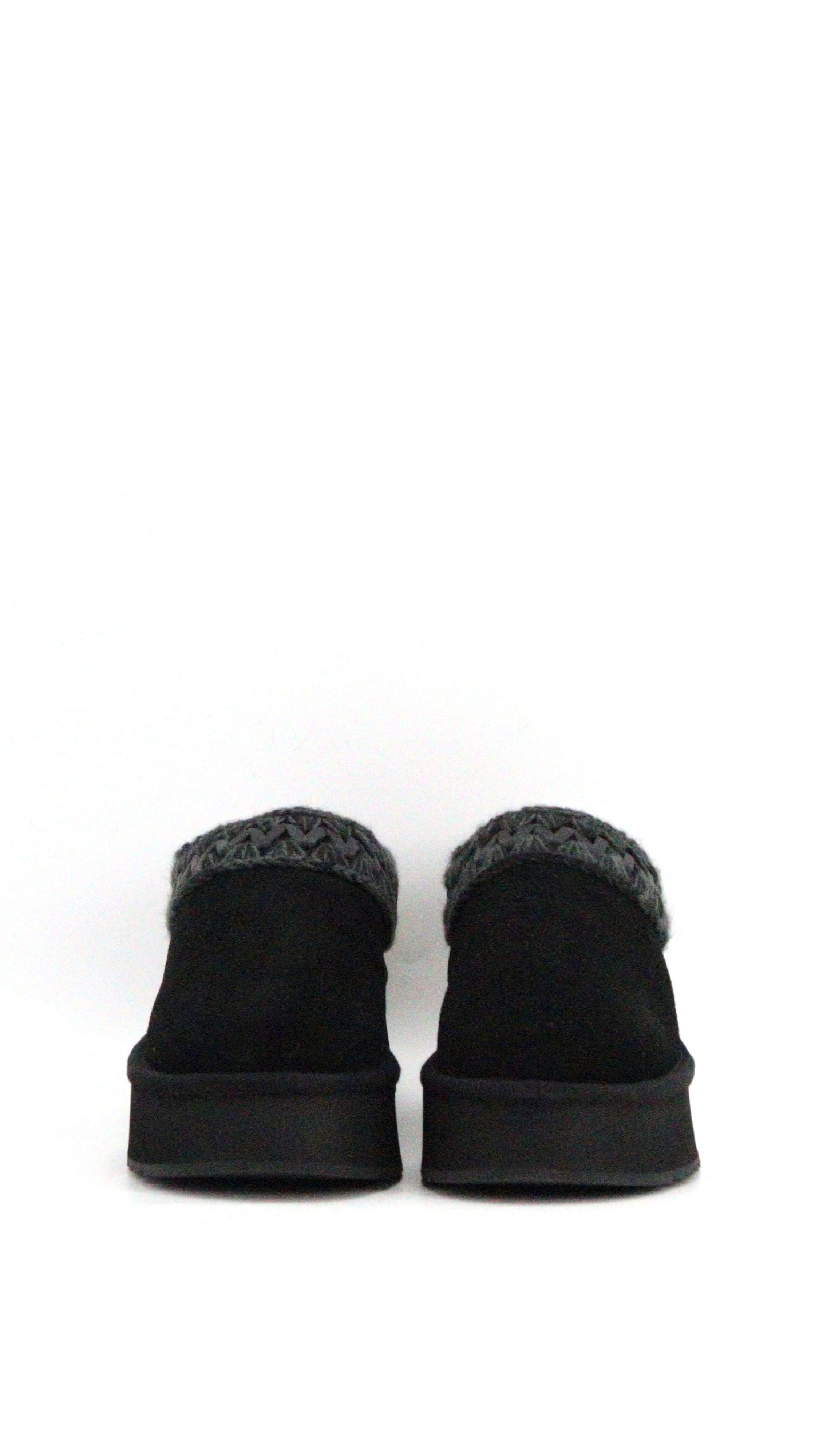 PLATFORM CLOG SUEDE