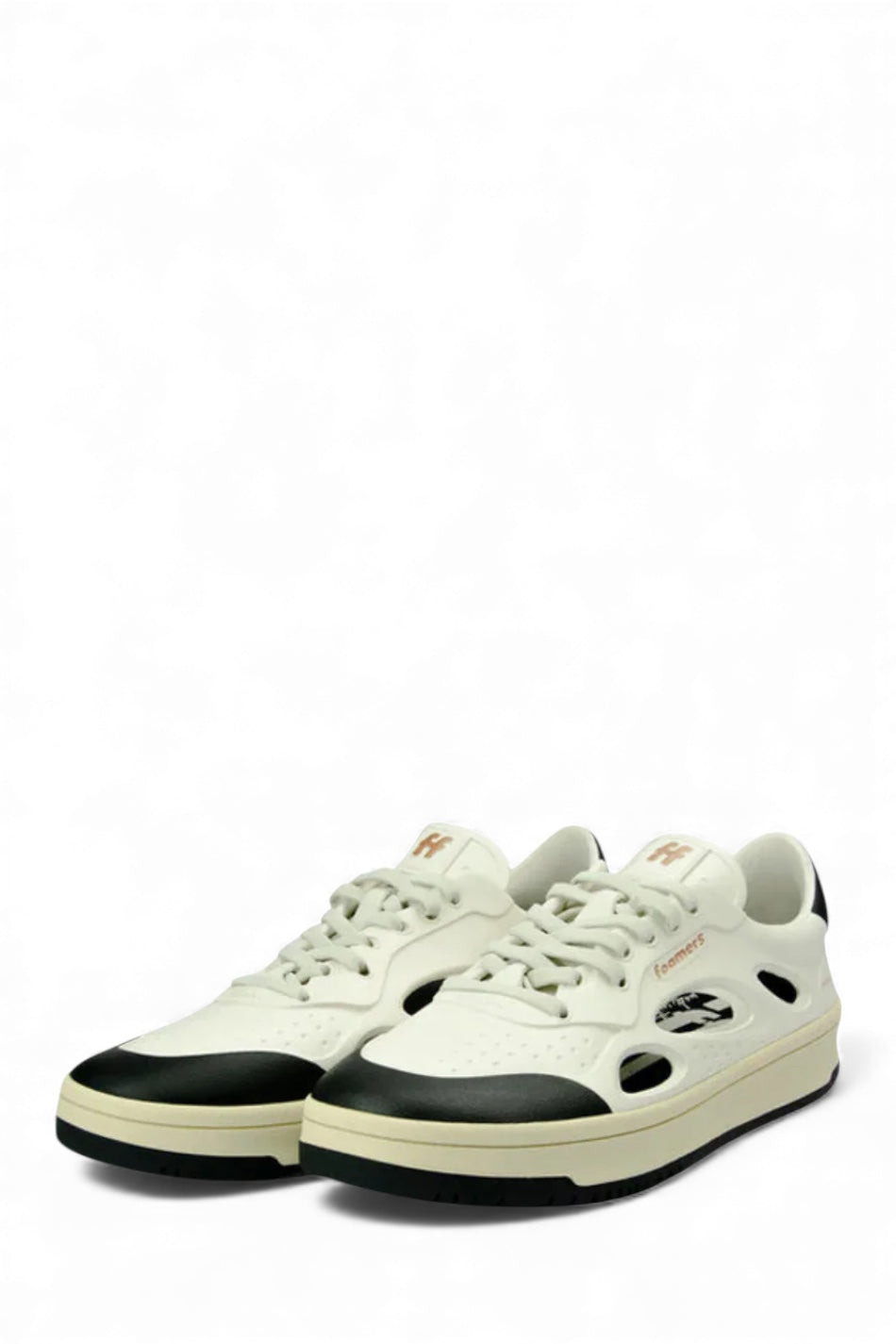 ⚤ FOAMERS SNEAKERS ICON WHITE/BLACK