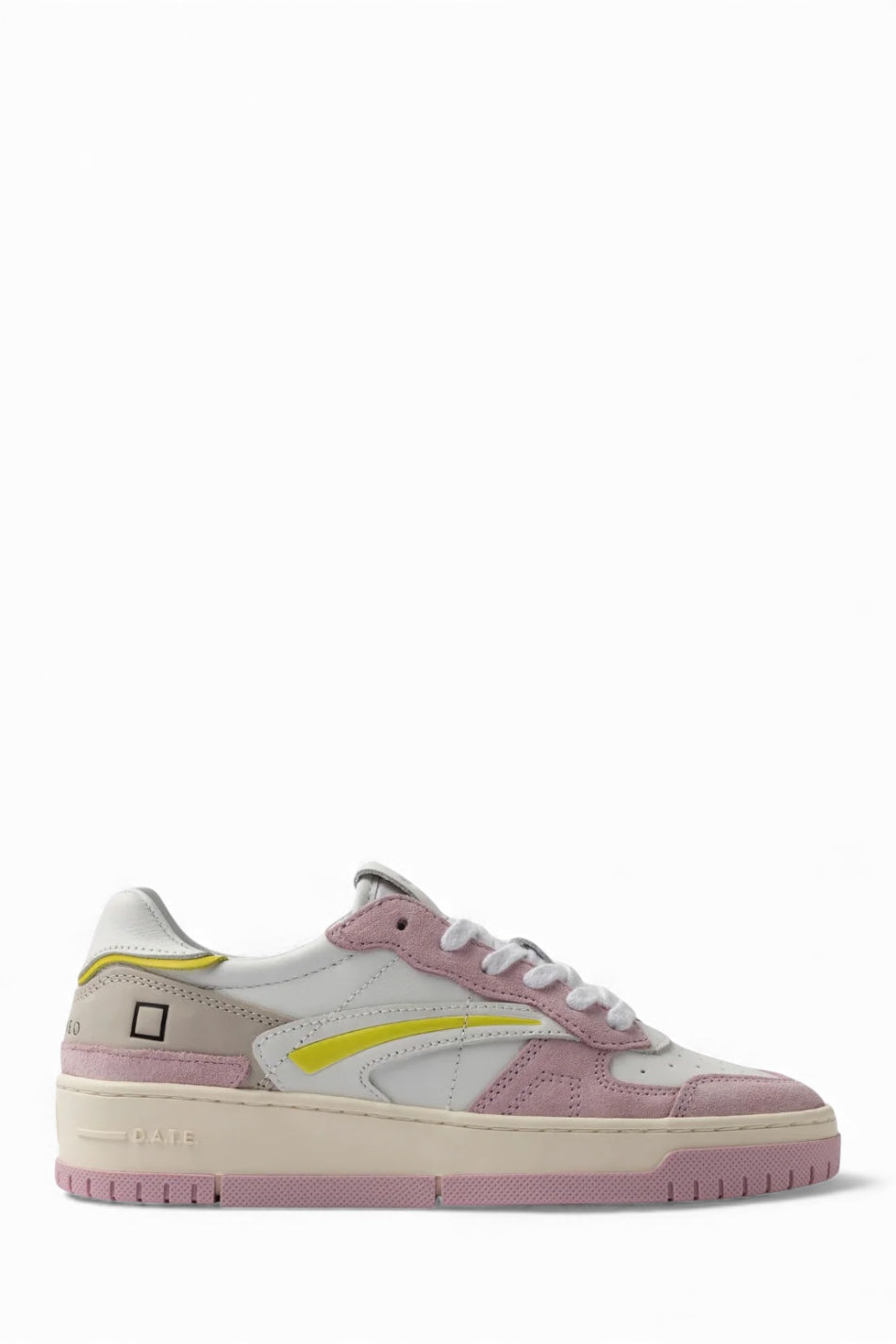 D.A.T.E. TORNEO PURE COLORED WHITE-PINK