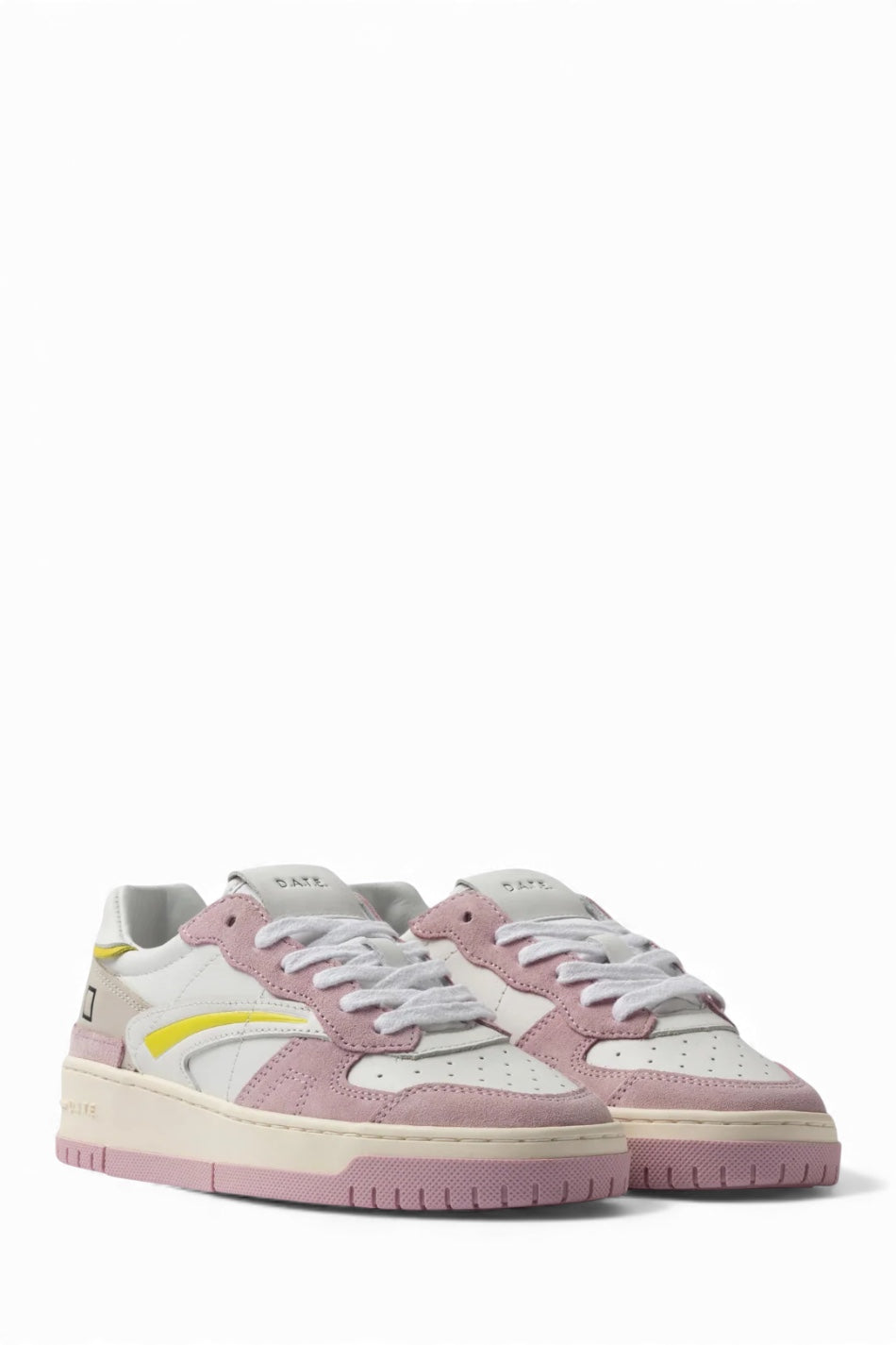 D.A.T.E. TORNEO PURE COLORED WHITE-PINK