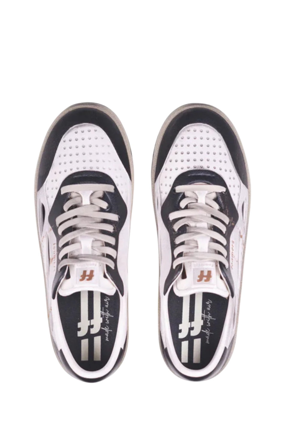 ⚤ FOAMERS SNEAKERS ICON WHITE BLACK
