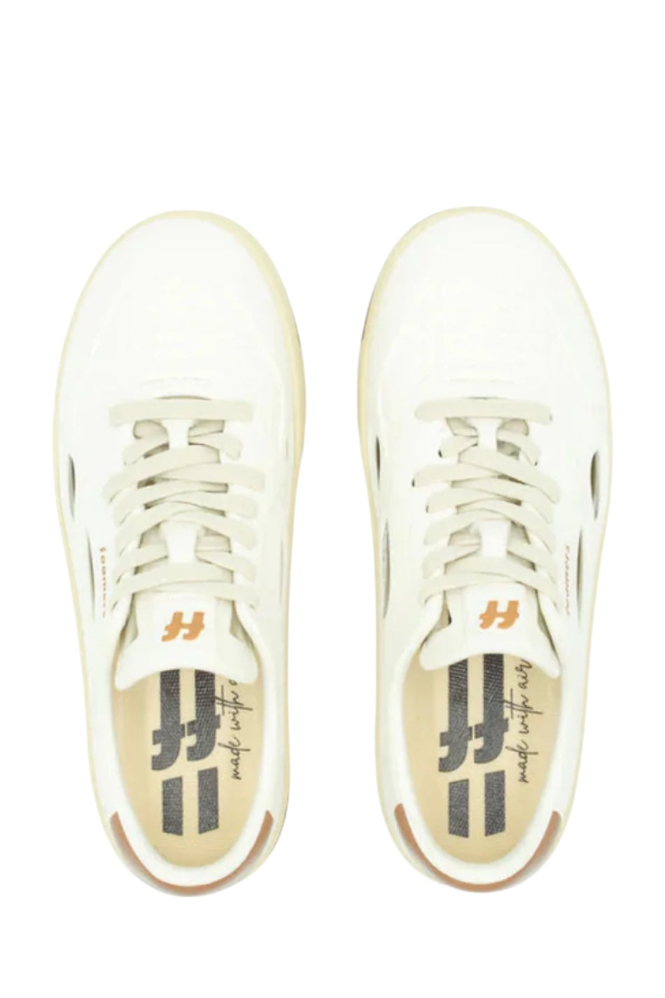 ⚤  FOAMERS SNEAKERS ICON OFF WHITE/TAUPE - F2006
