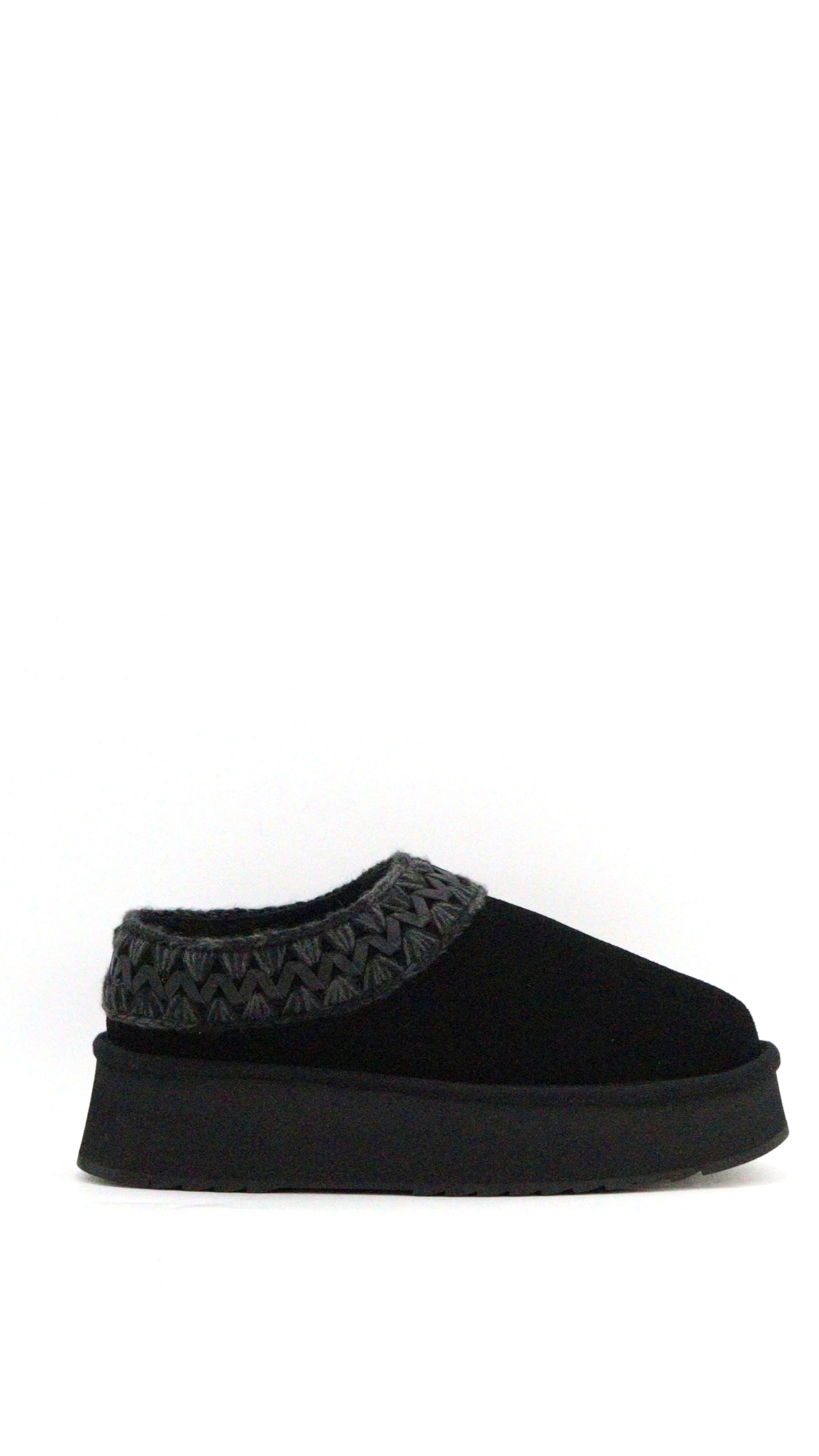 PLATFORM CLOG SUEDE