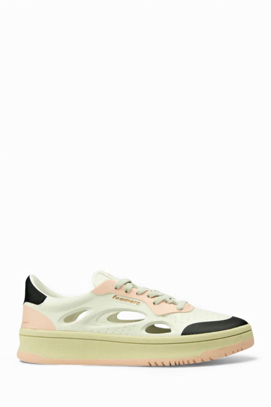 ⚤ FOAMERS SNEAKERS ICON BIANCO/BEIGE/ROSA/NERO - F5025