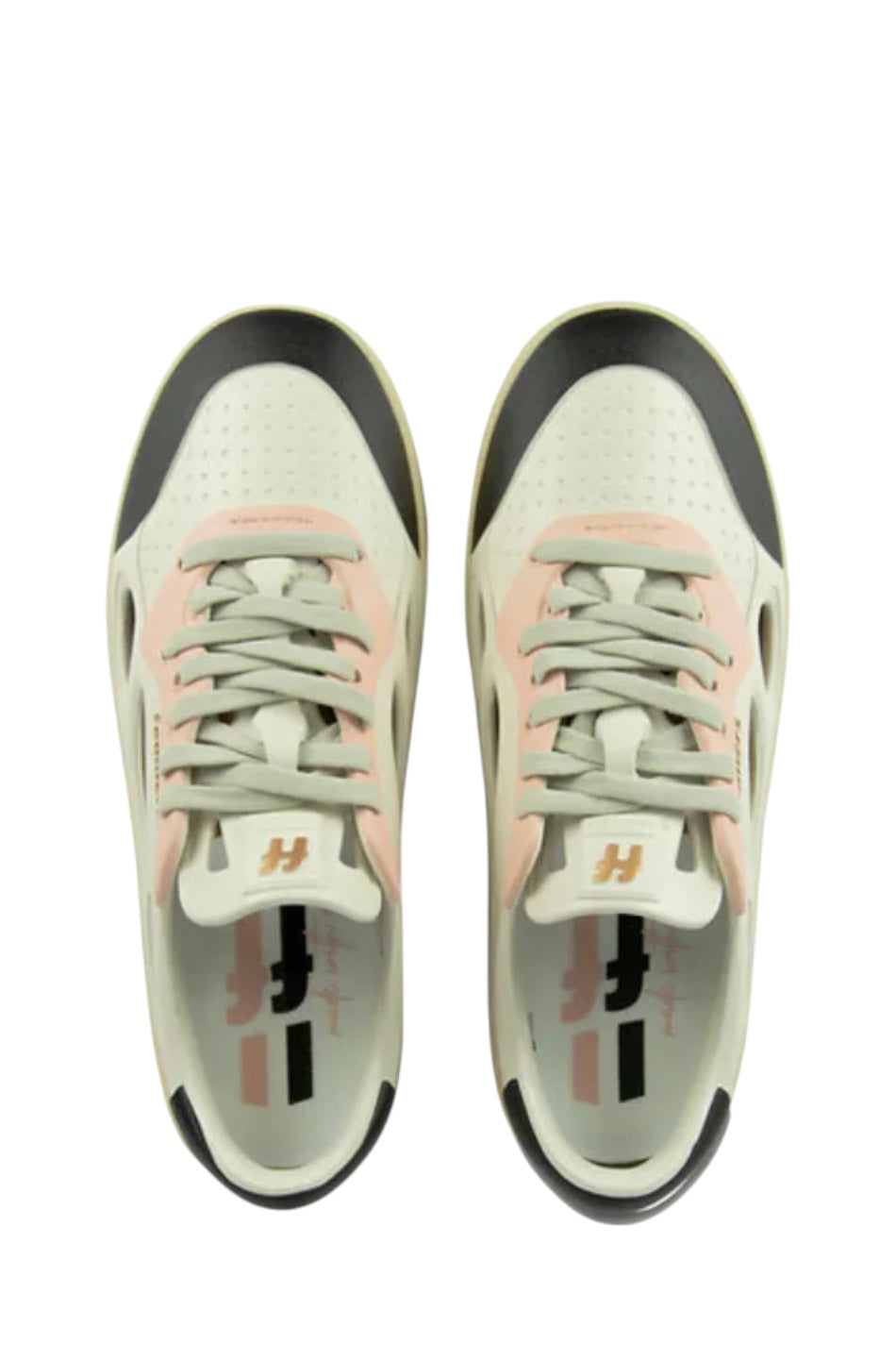 ⚤ FOAMERS SNEAKERS ICON BIANCO/BEIGE/ROSA/NERO - F5025