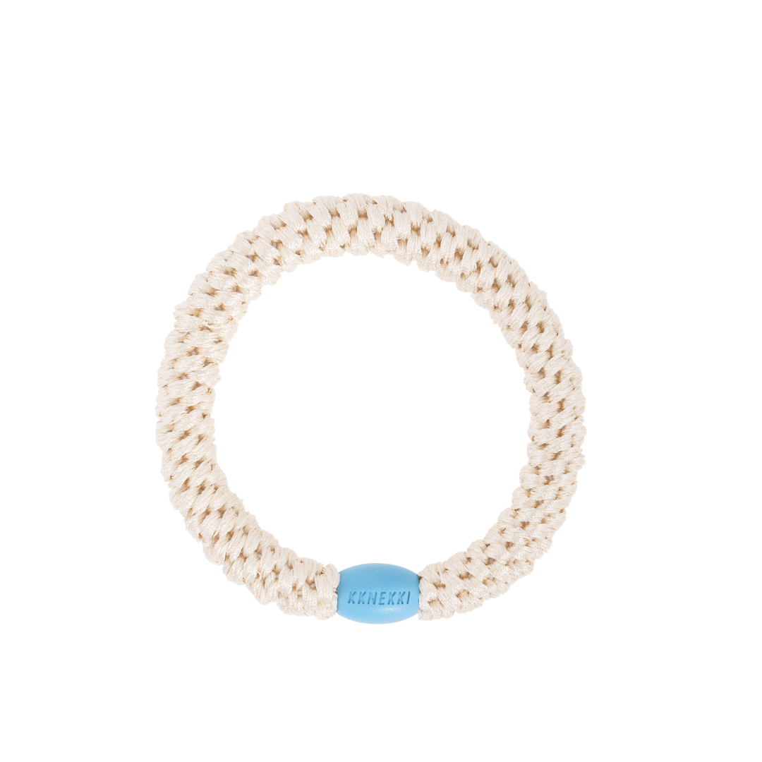 KKNEKKI - IVORY BLUE BEAD