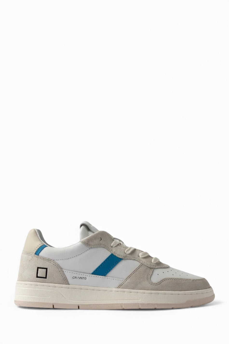 D.A.T.E. COURT 2.0 VINTAGE CALF WHITE-BLUETTE
