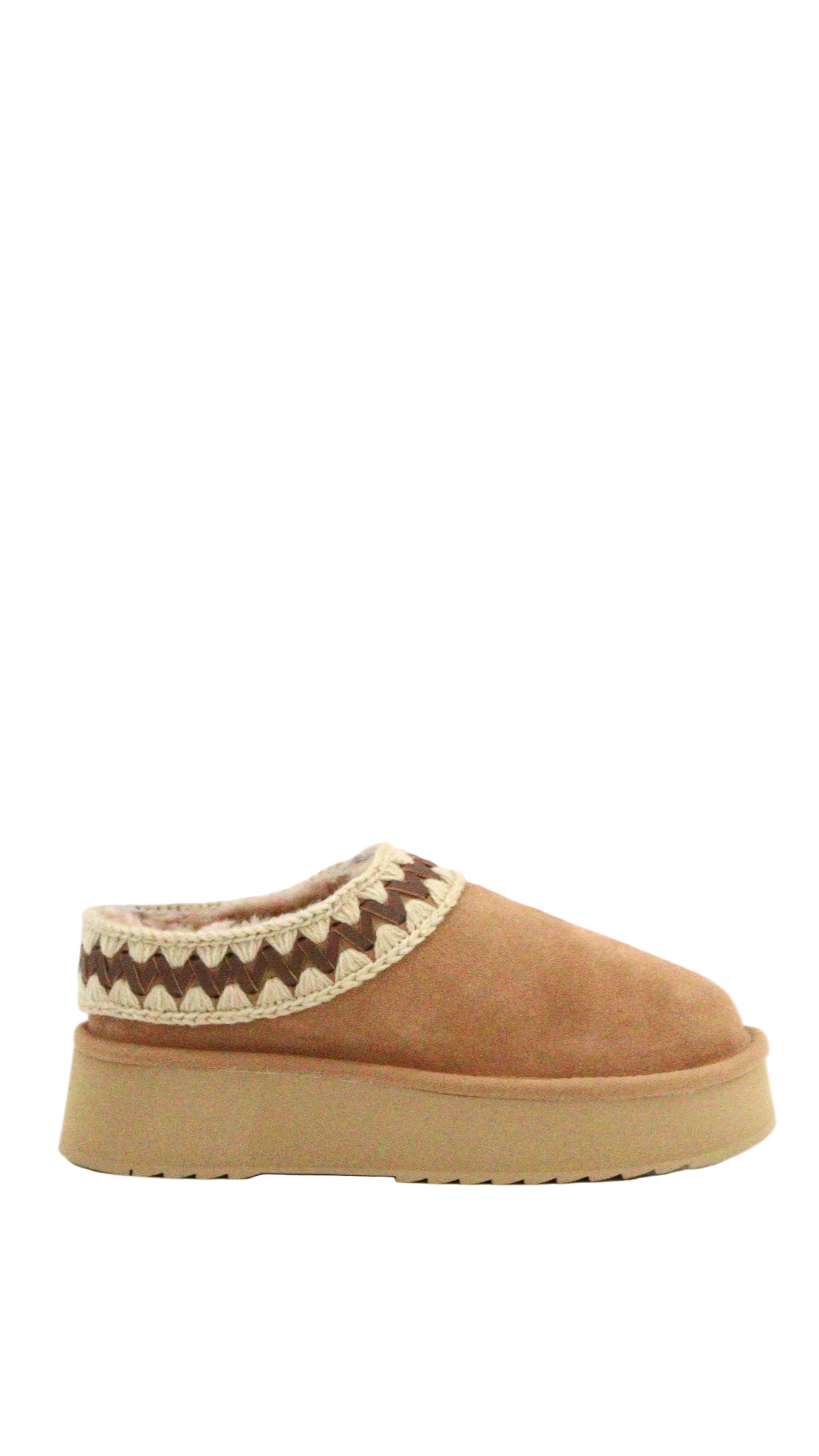PLATFORM CLOG SUEDE