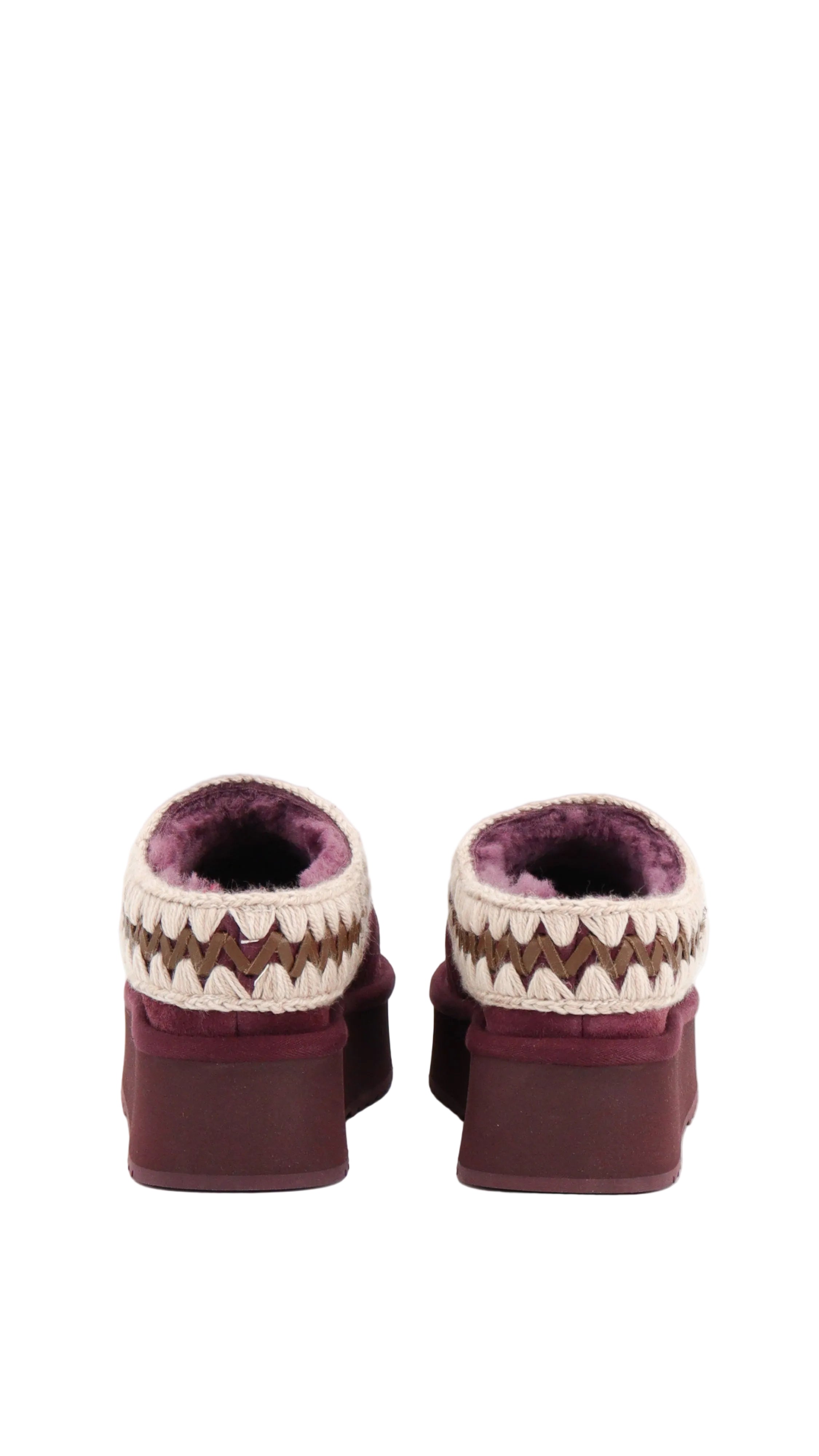 PLATFORM CLOG SUEDE LEATHER