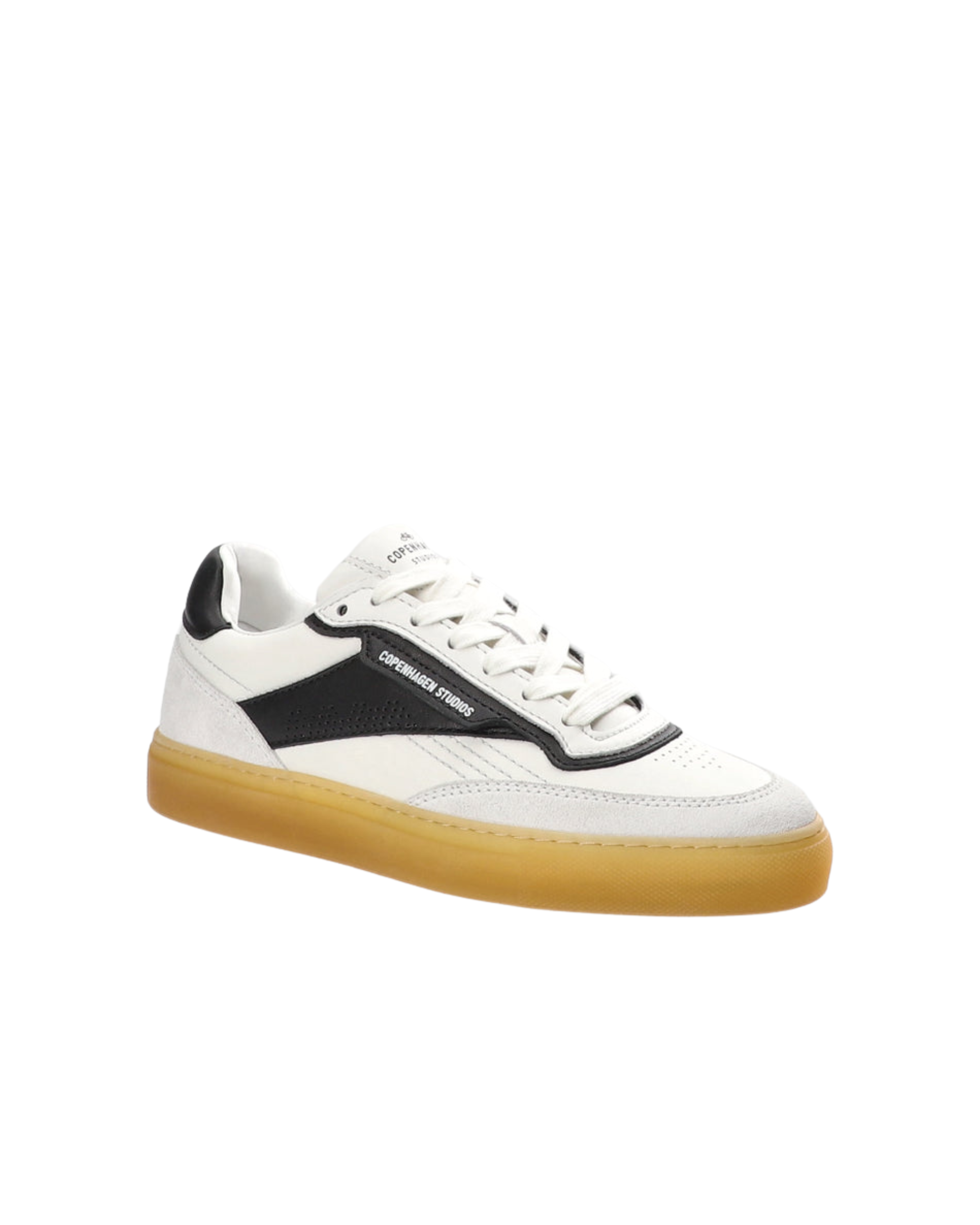 CPH90 LEATHER MIX WHITE BLACK