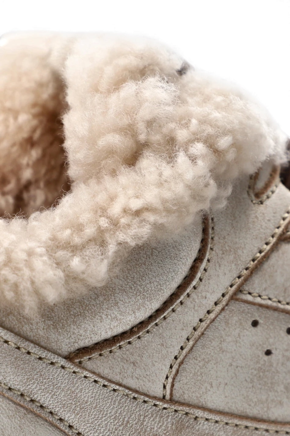 CPH63 CREMA TEDDY IN PELLE VINTAGE