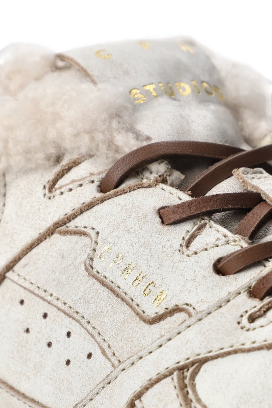 CPH63 CREMA TEDDY IN PELLE VINTAGE
