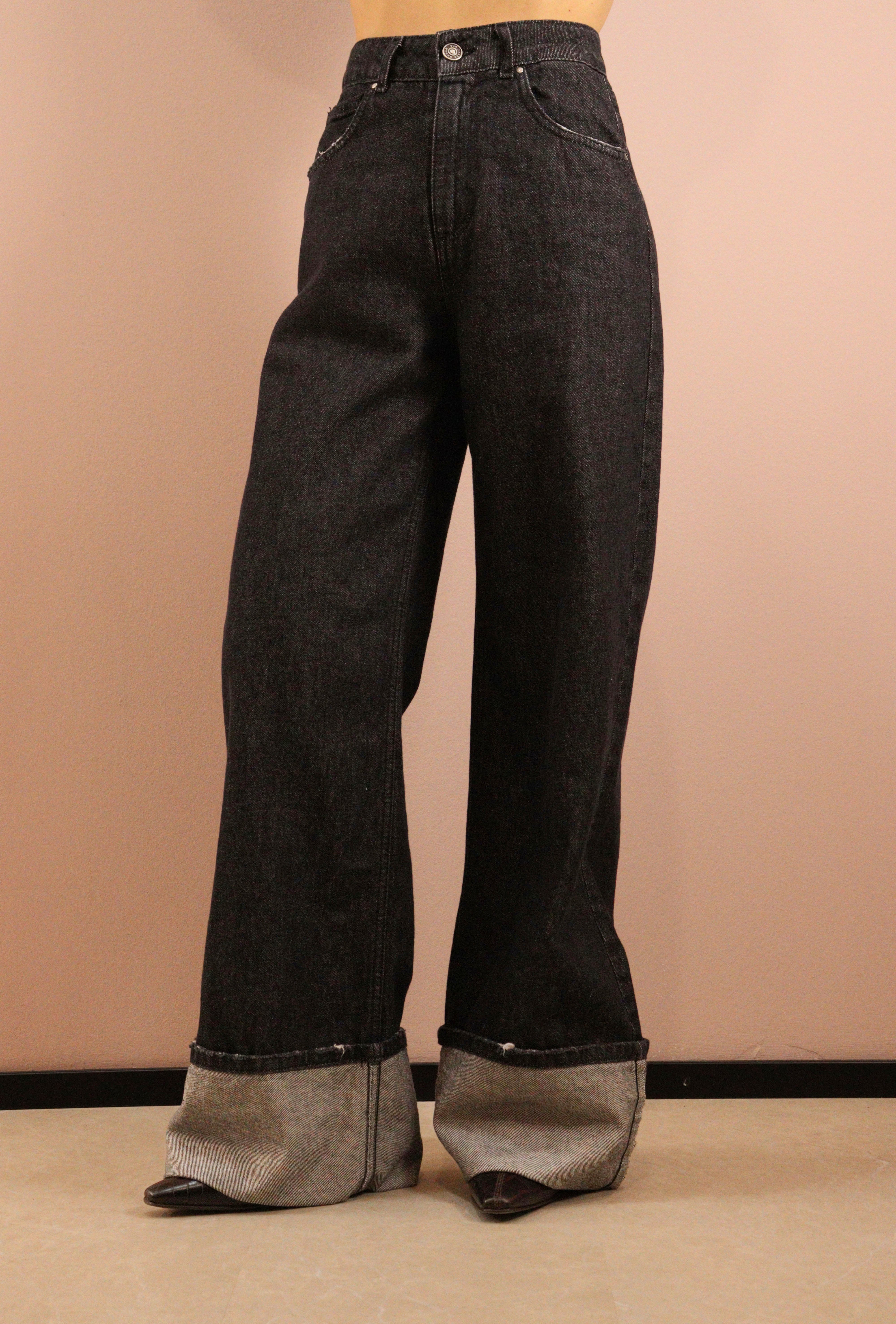 GOD SAVE DENIM - ZEFIRO-6 PANTALONE SLOUCHY COTONE