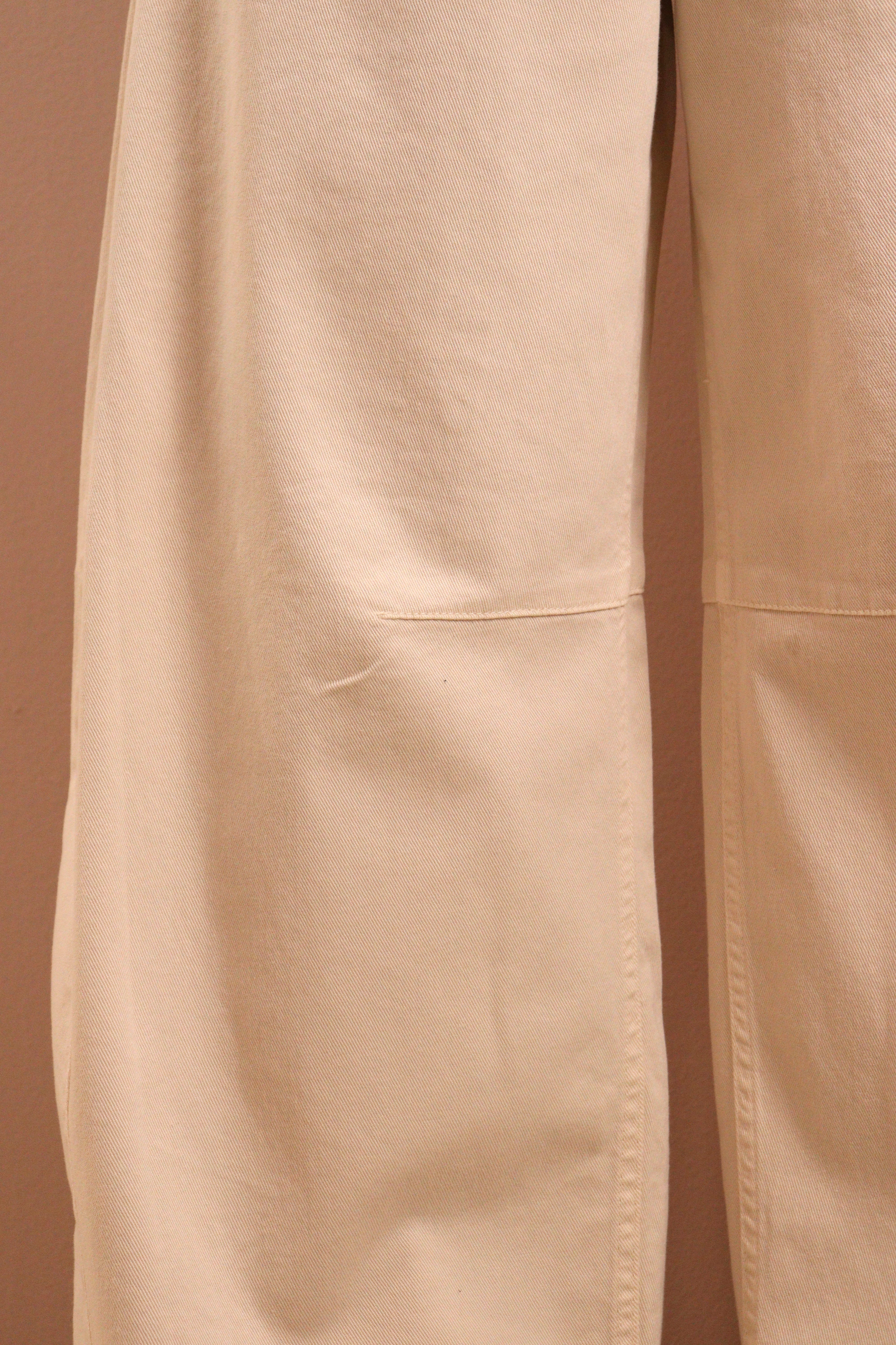 GOD SAVE DENIM - IRIDE-9 PANTALONE BALLON DENIM IN COTONE ECRU
