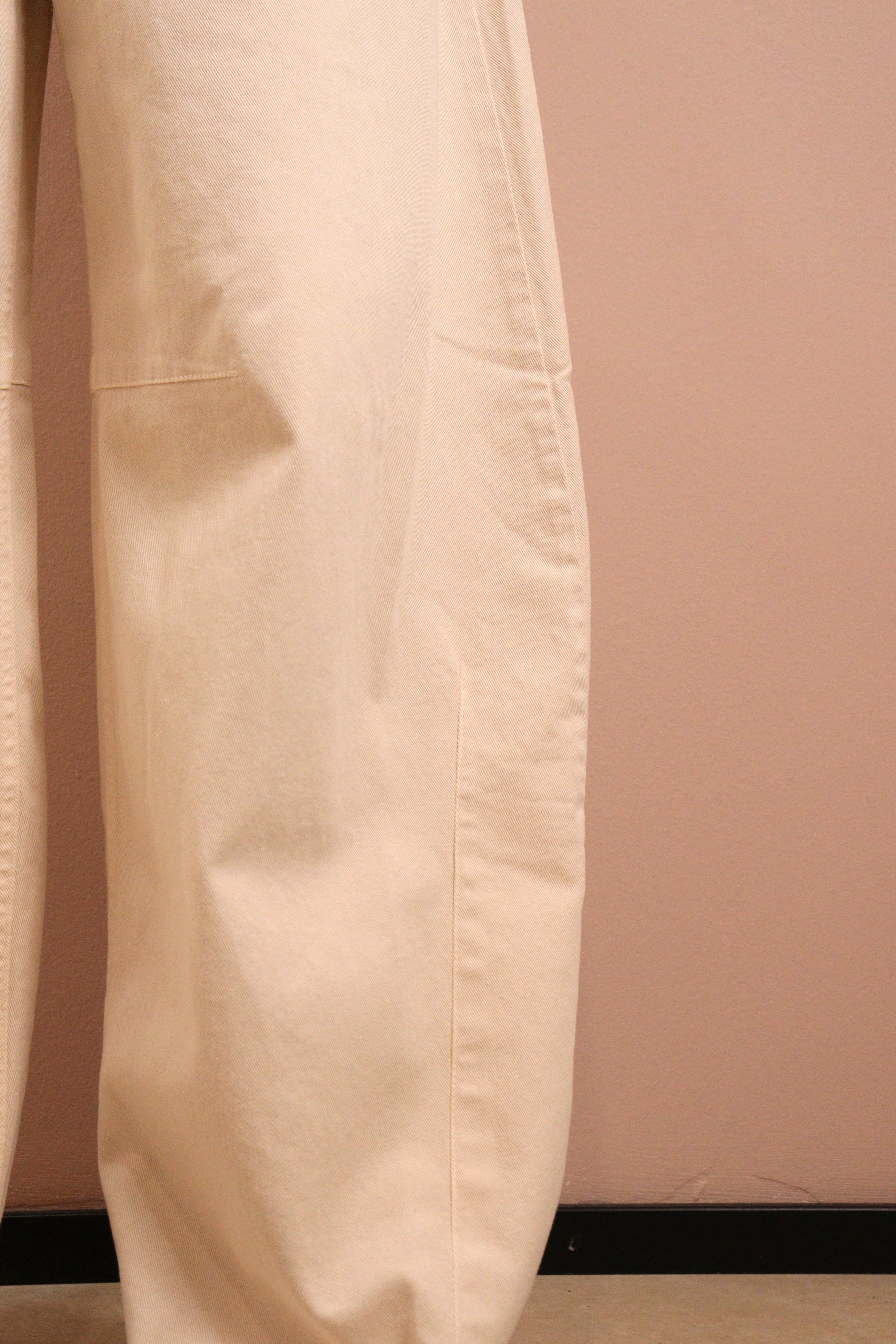 GOD SAVE DENIM - IRIDE-9 PANTALONE BALLON DENIM IN COTONE ECRU