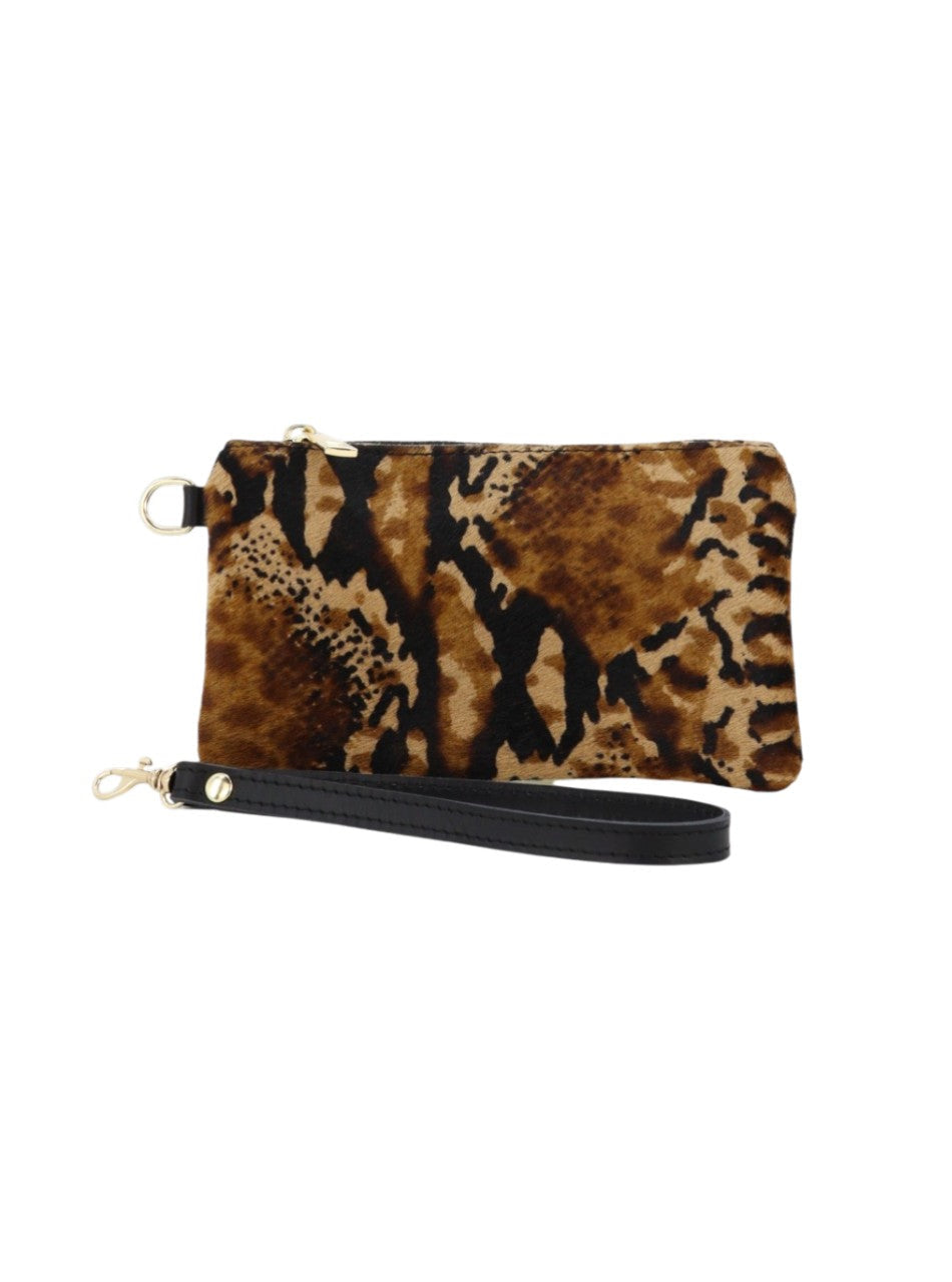 LABEL FEMME POCHETTE IN CAVALLINO PITONE