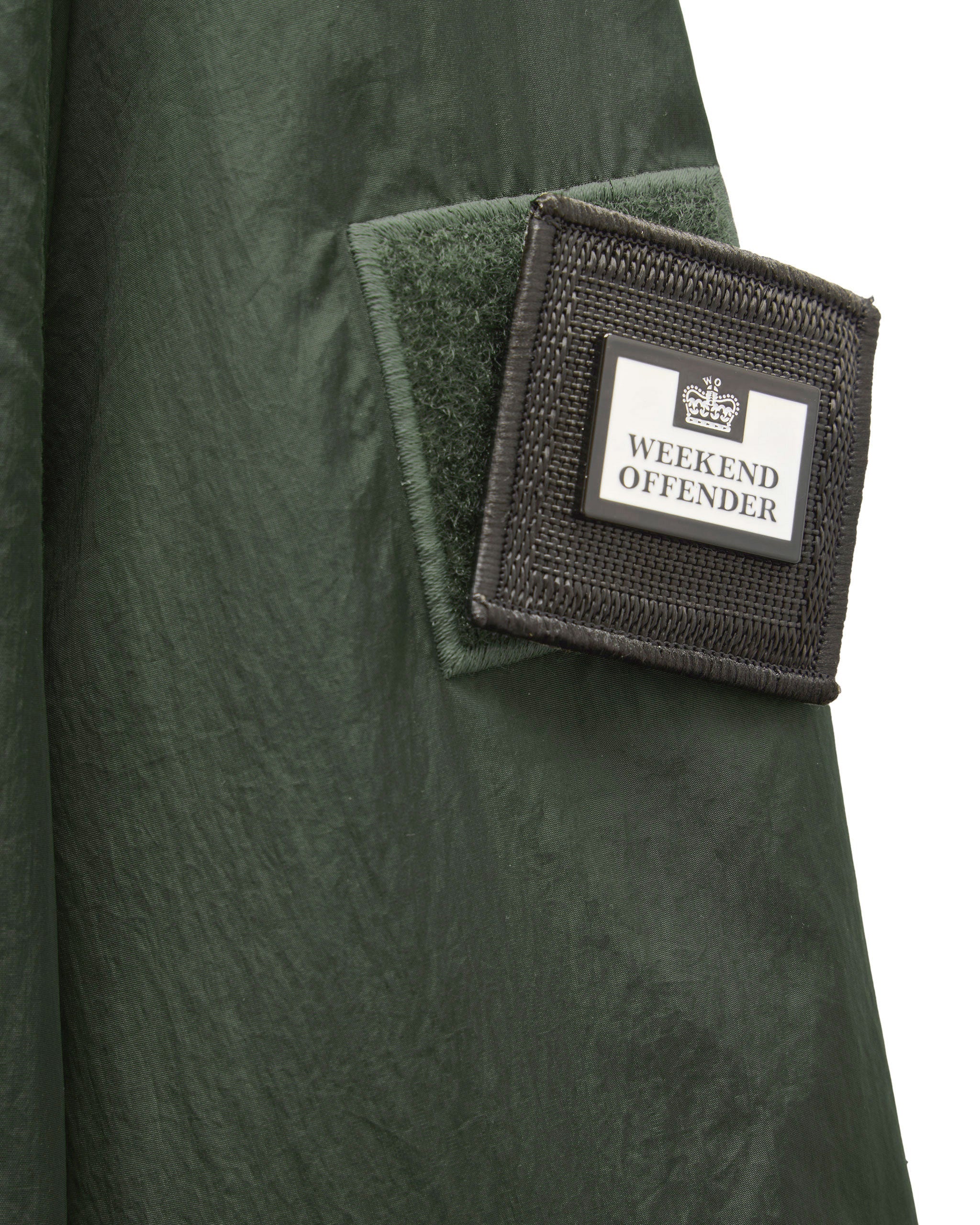 WEEKEND OFFENDER – GIACCA FODERATA IN PILE TECNICO VERDE FORESTA