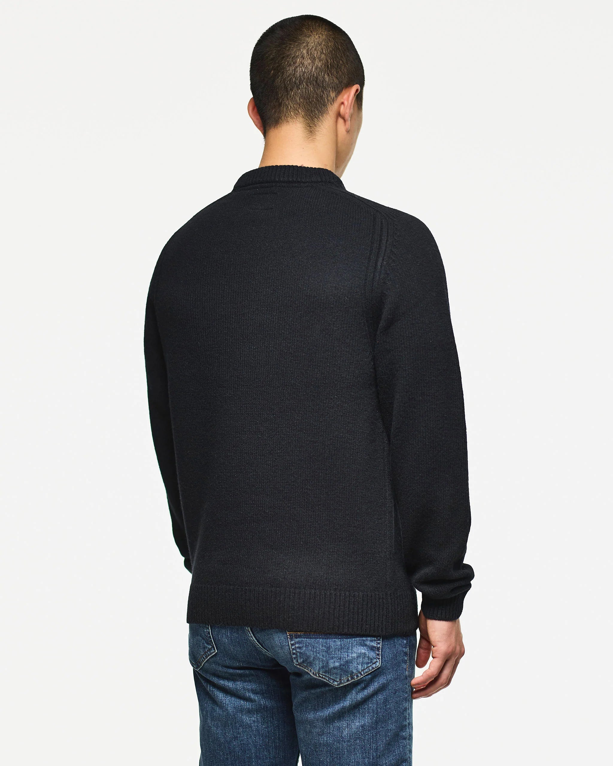 WEEKEND OFFENDER – MAGLIONE DI LANA ZAGREB BLACK