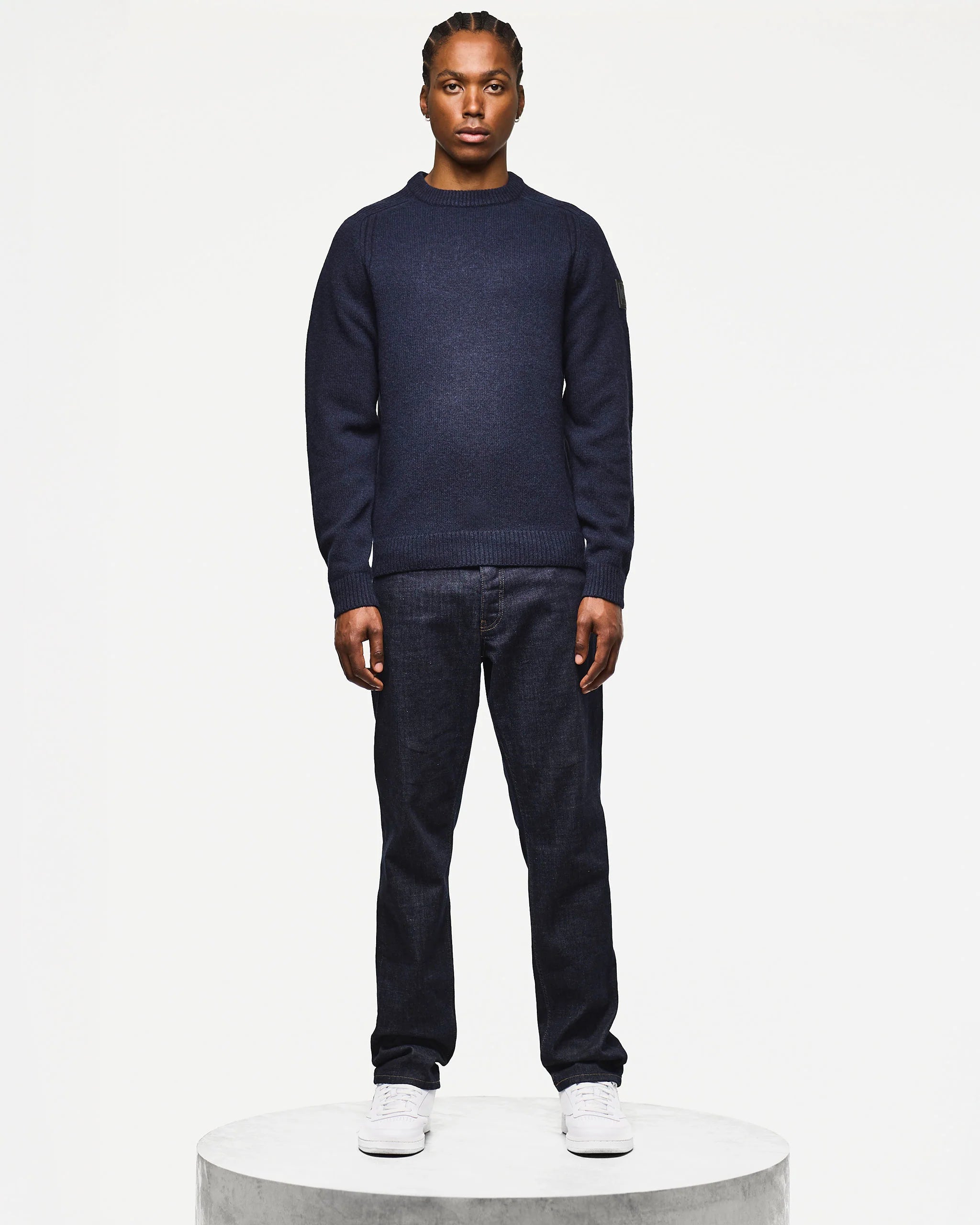 WEEKEND OFFENDER – MAGLIONE DI LANA ZAGREB NAVY