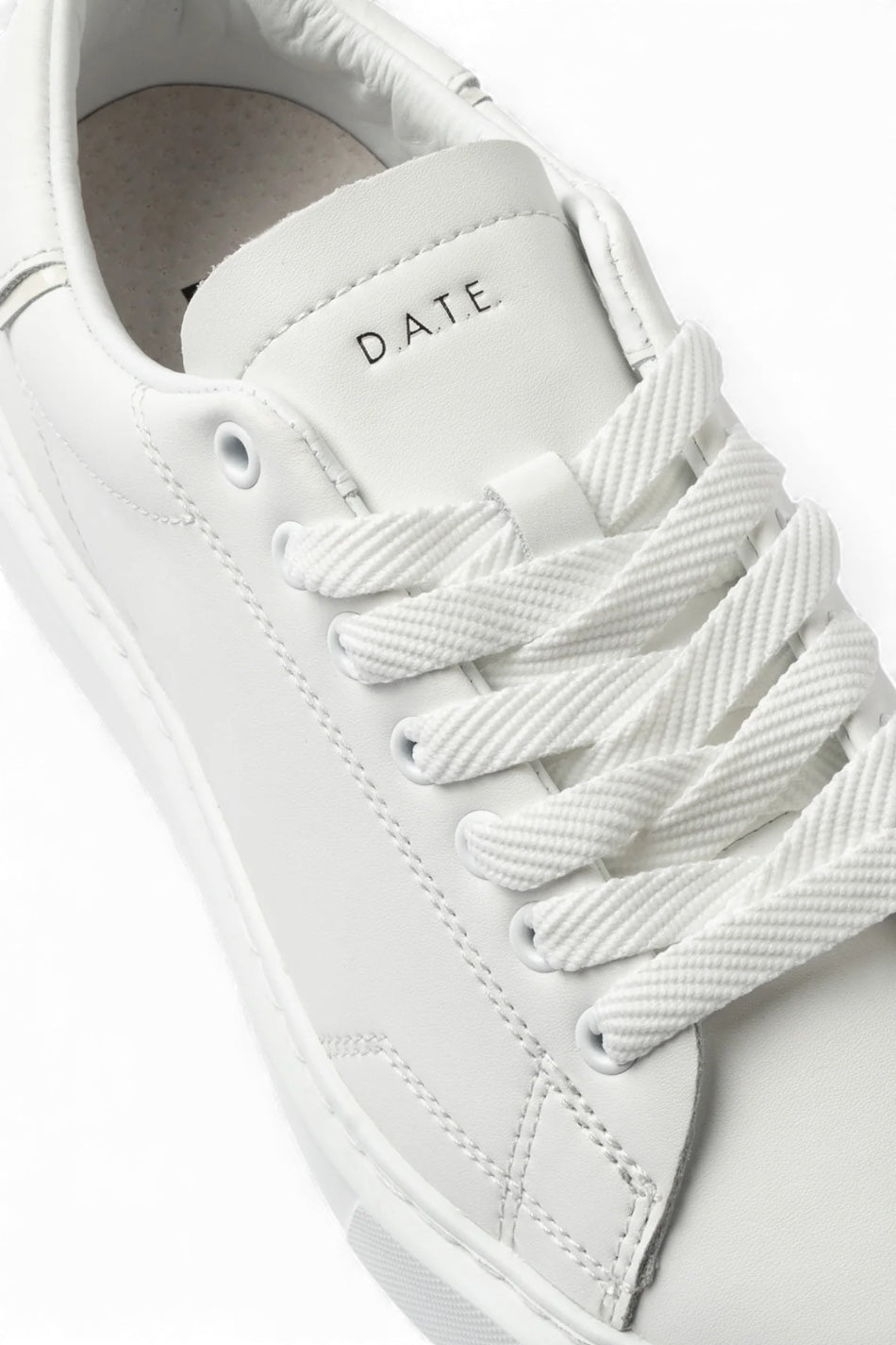 D.A.T.E. SFERA CALF  WHITE