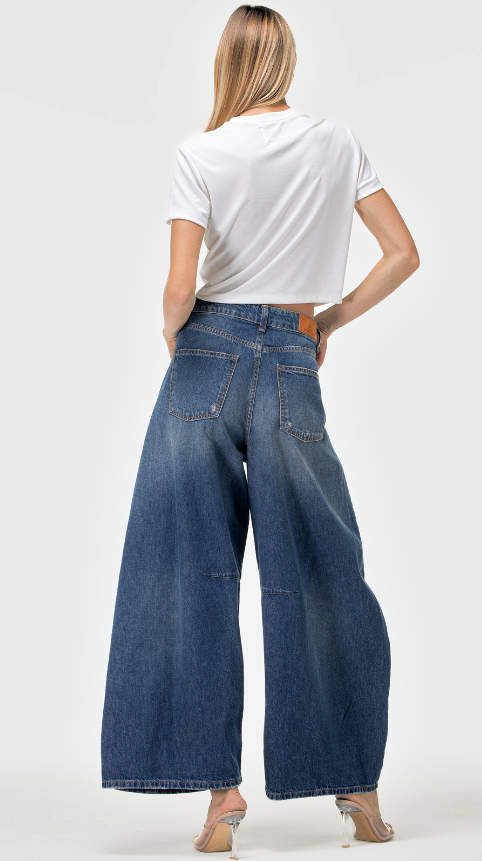 GOD SAVE DENIM - IRIDE-3 PANTALONE BALLON