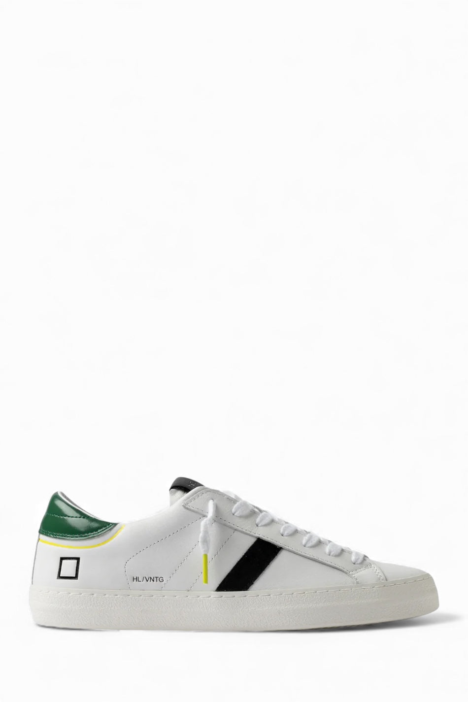 D.A.T.E. HILL LOW VINTAGE CALF WHITE-GREEN