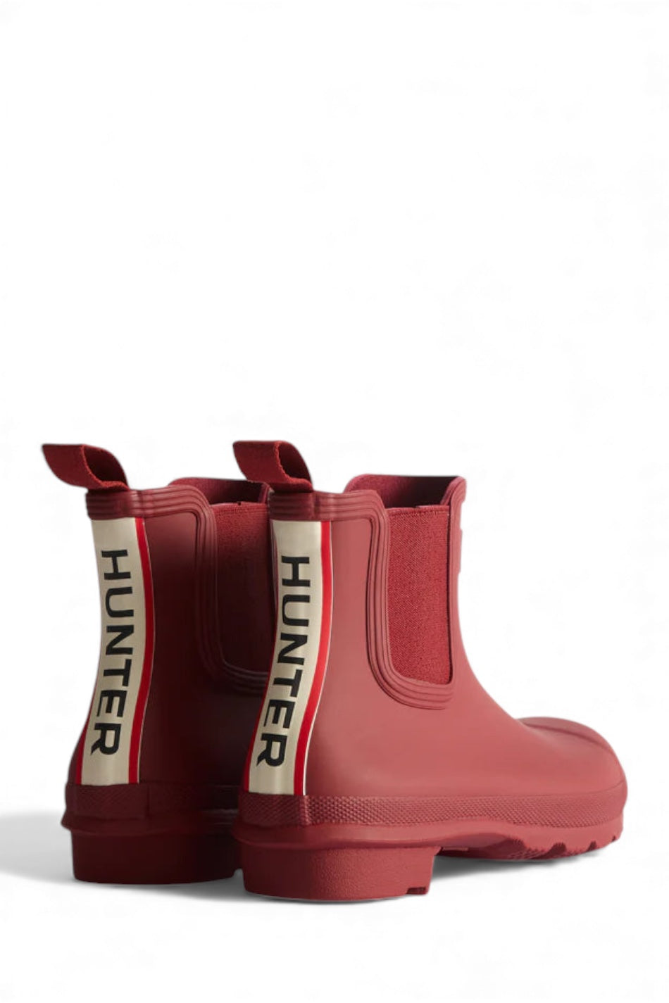 HUNTER BOOTS - Stivali Chelsea con cinturino posteriore con logo tricolore