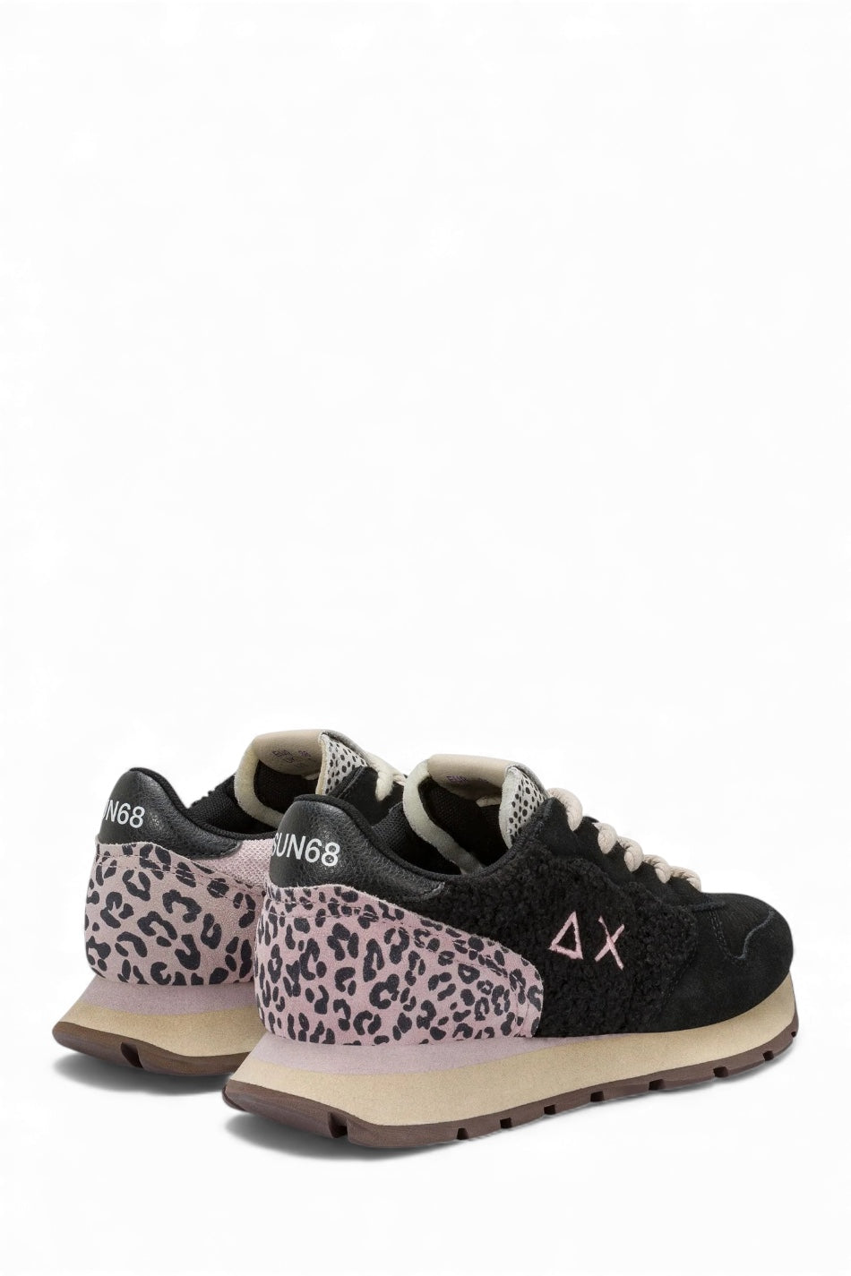 SUN68 ALLY WINTER IN SUEDE E TEDDY NERO