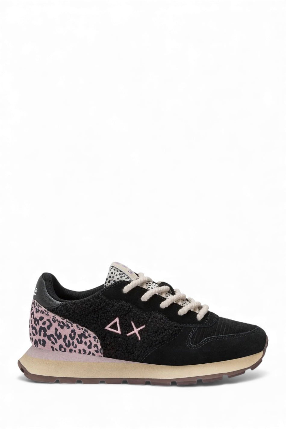 SUN68 ALLY WINTER IN SUEDE E TEDDY NERO