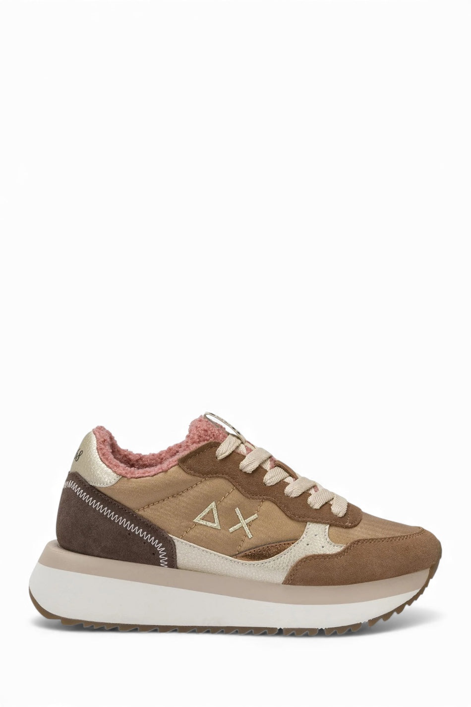SUN68 BIG ALLY TEDDY IN NYLON E SUEDE VOLPE