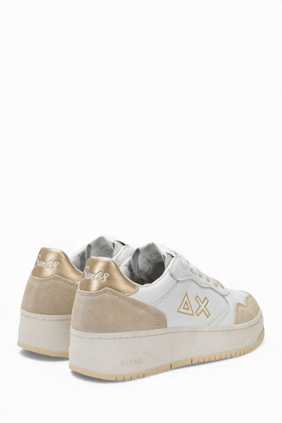 SUN68 BASKET LOVE LADY IN PELLE ORO
