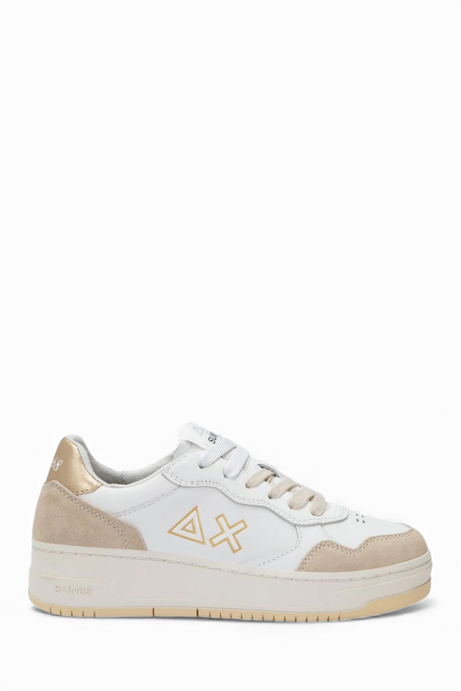 SUN68 BASKET LOVE LADY IN PELLE ORO