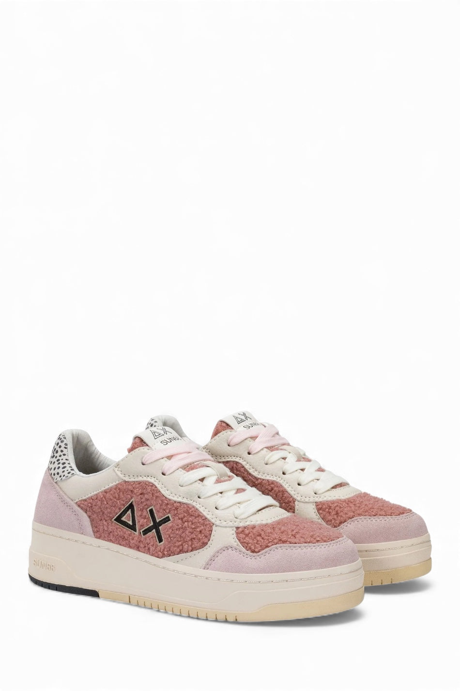 SUN68 BASKET LOVE LADY IN TEDDY ROSA