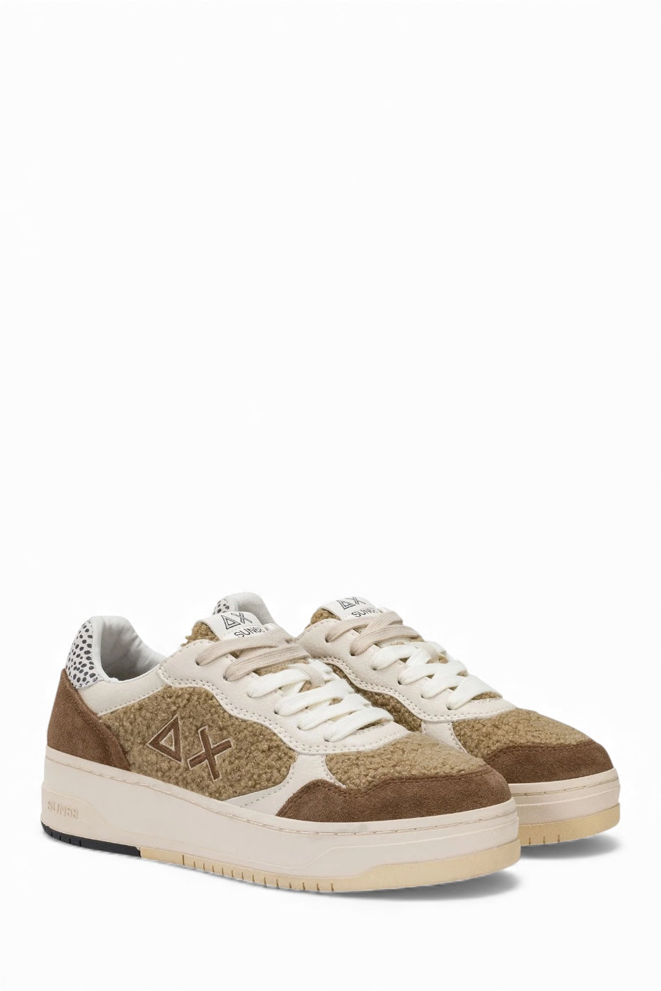 SUN68 BASKET LOVE LADY IN TEDDY BEIGE