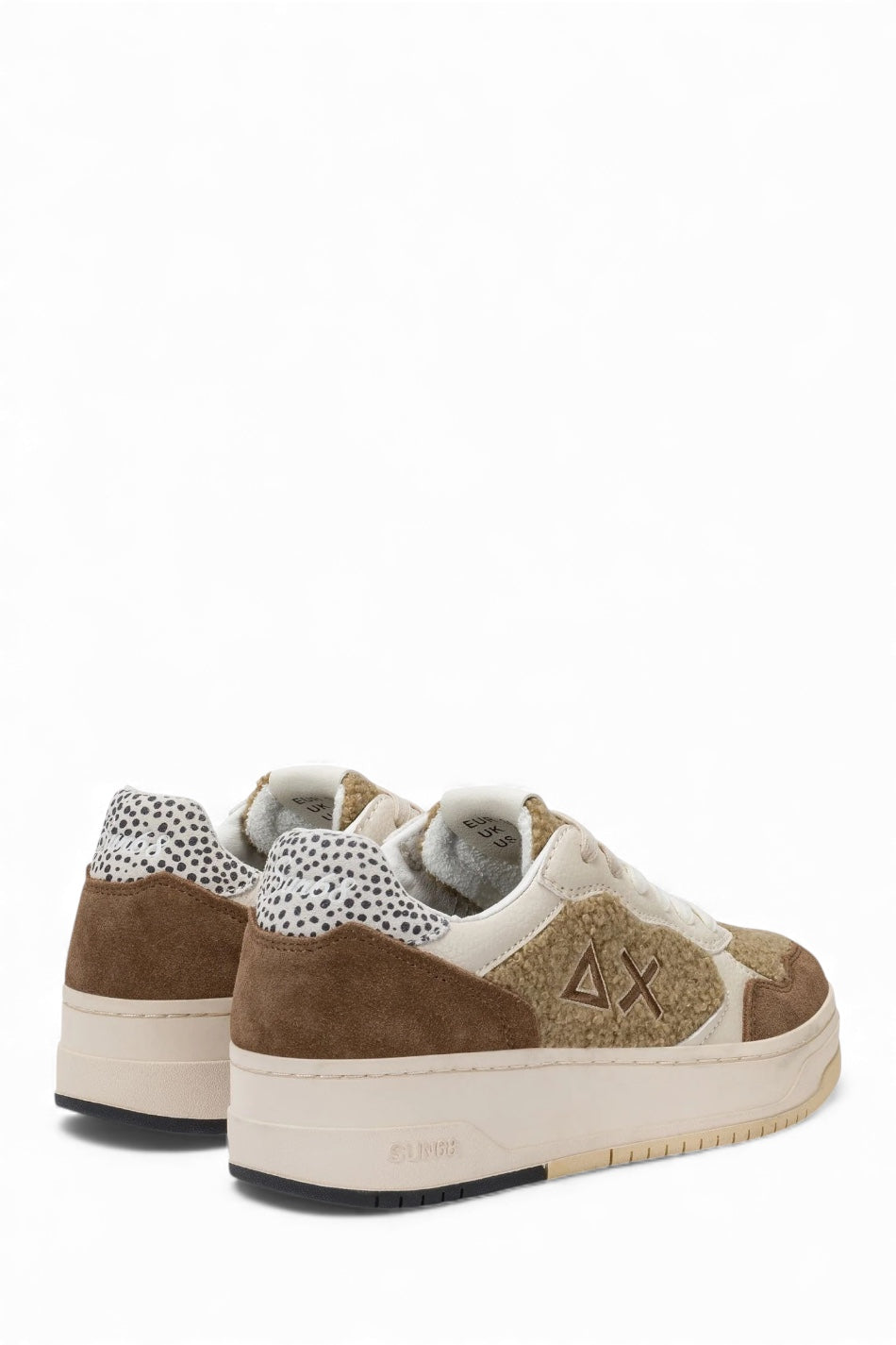 SUN68 BASKET LOVE LADY IN TEDDY BEIGE