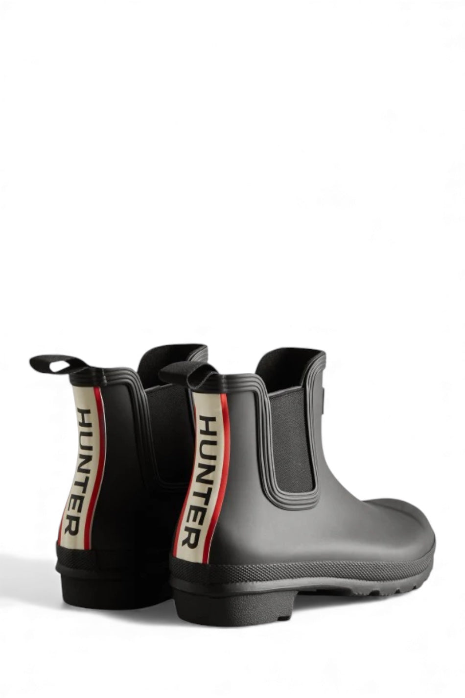 HUNTER BOOTS - Stivali Chelsea con cinturino posteriore con logo tricolore